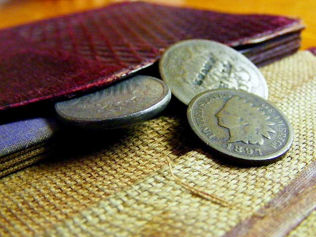 drobné mince s indiánem